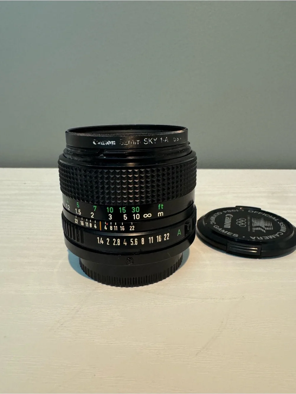 Canon 50mm f/1.4 FD Prime Lens - Black